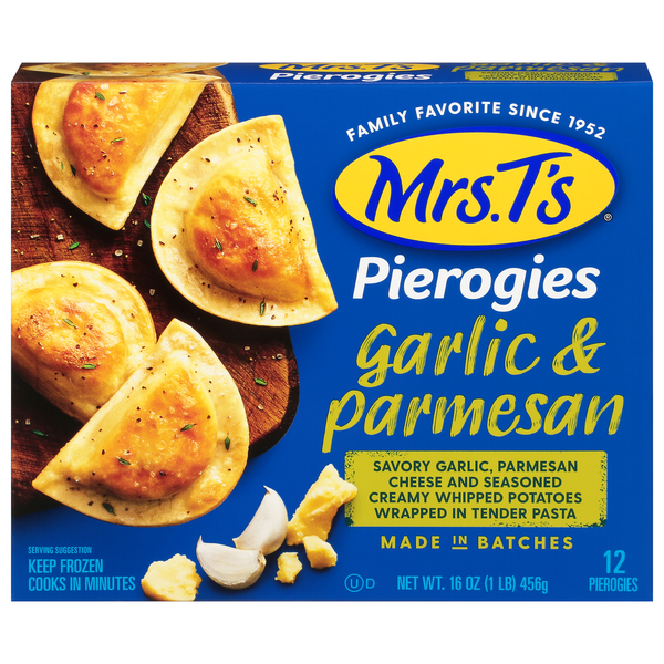 Mrs. T's Garlic & Parmesan Pierogies - 12 ct Frozen