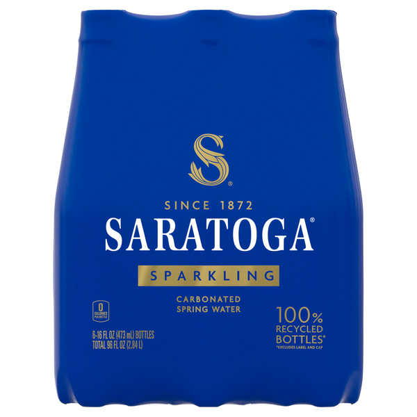 Saratoga Sparkling Spring Water - 6 pk