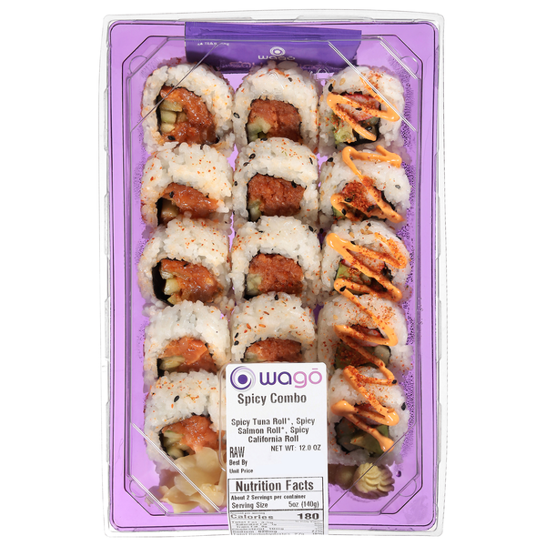 WAGO Spicy Combo Sushi Rolls