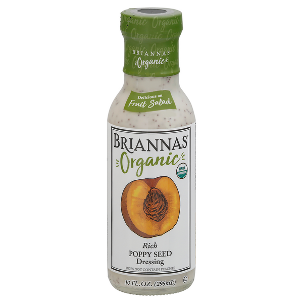 Save on Briannas Poppy Seed Dressing Organic Order Online Delivery