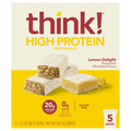 think! Gluten Free Lemon Delight 20g High Protein Bars - 5 ct