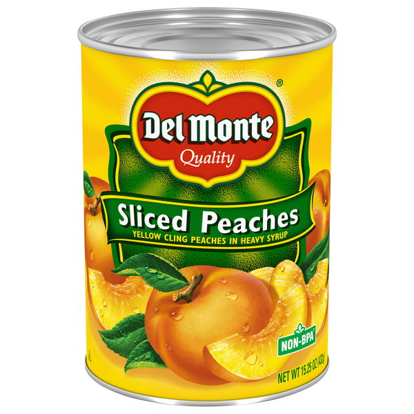 Del Monte Sliced Peaches in Heavy Syrup