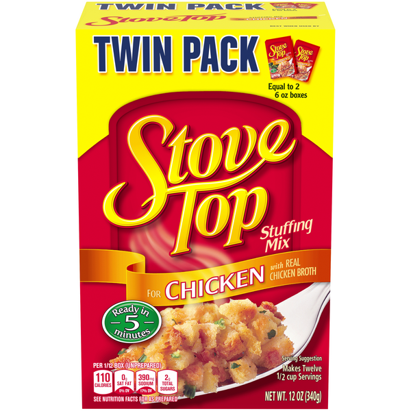 Stove Top Stuffing Mix For Chicken Twin Pack