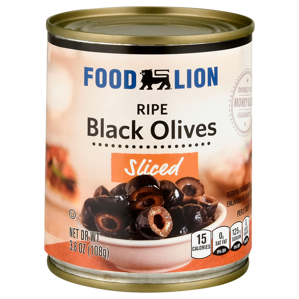 Food Lion Sliced Ripe Black Olives