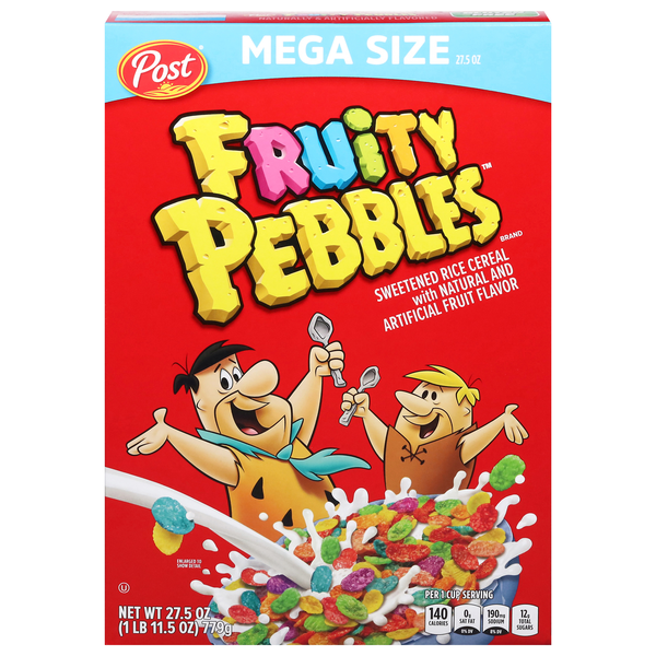 Fruity Pebbles Gluten Free Cereal Mega Size