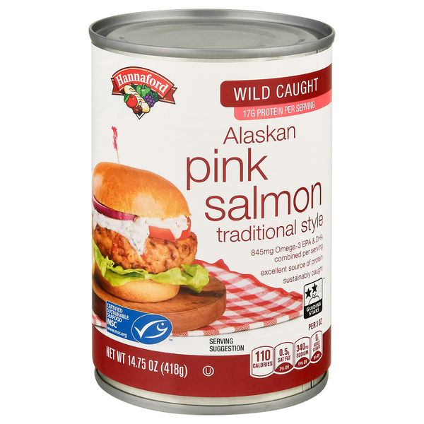 Hannaford Traditional Style Wild Caught Alaskan Pink Salmon