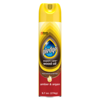 Pledge Amber & Argan Scent Wood Oil Aerosol Spray
