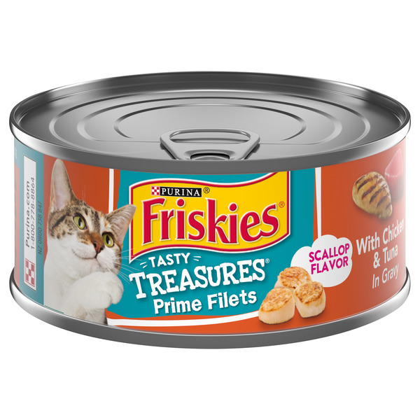 Save on Friskies Tasty Treasures Wet Cat Food with Chicken & Tuna Order Online Delivery MARTIN'S