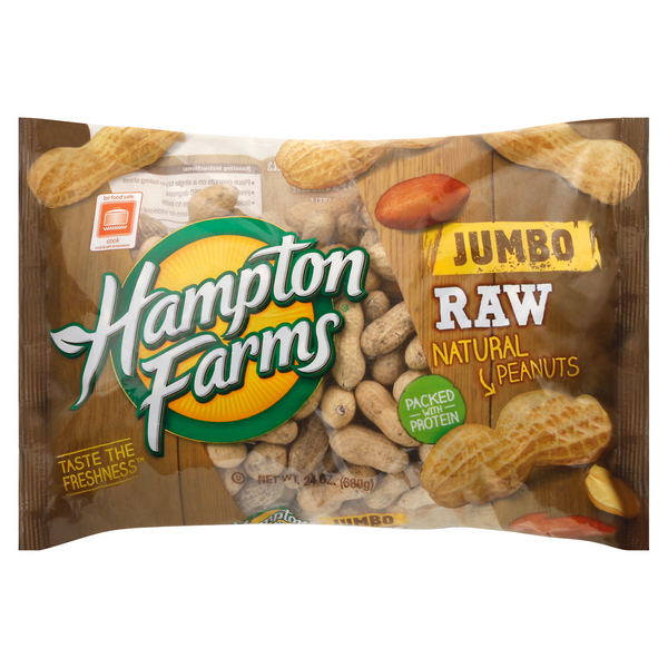 Save on Hampton Farms Natural Raw Peanuts Jumbo Order Online Delivery