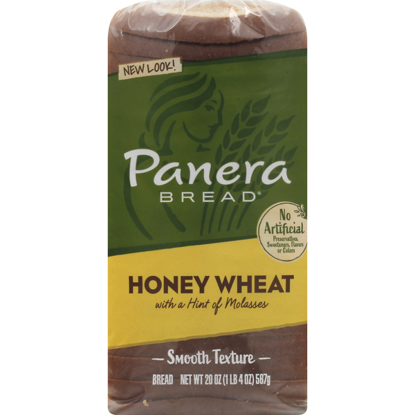 Panera Bread Honey Wheat Bread Sliced