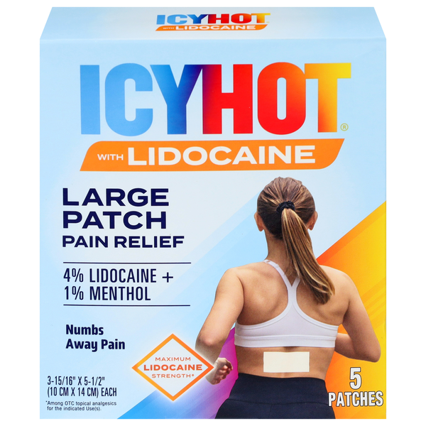 Icy Hot Max Lidocaine Pain Relief Patch