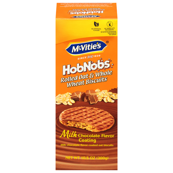 Save on McVitie's HobNobs Biscuits Milk Chocolate Order Online Delivery