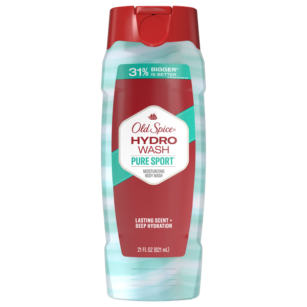 Old Spice Men Hydro Wash Pure Sport Plus Moisturizing Body Wash