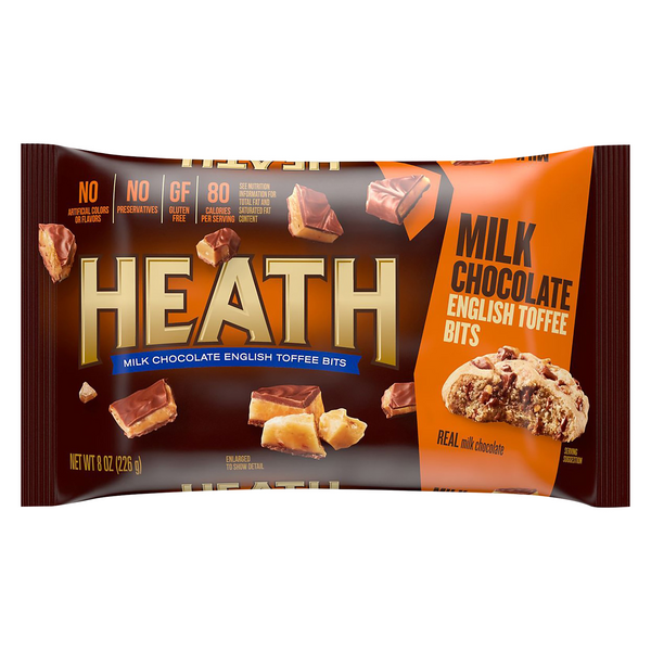 Heath Milk Chocolate English Toffee Bits Baking Morsel Chips