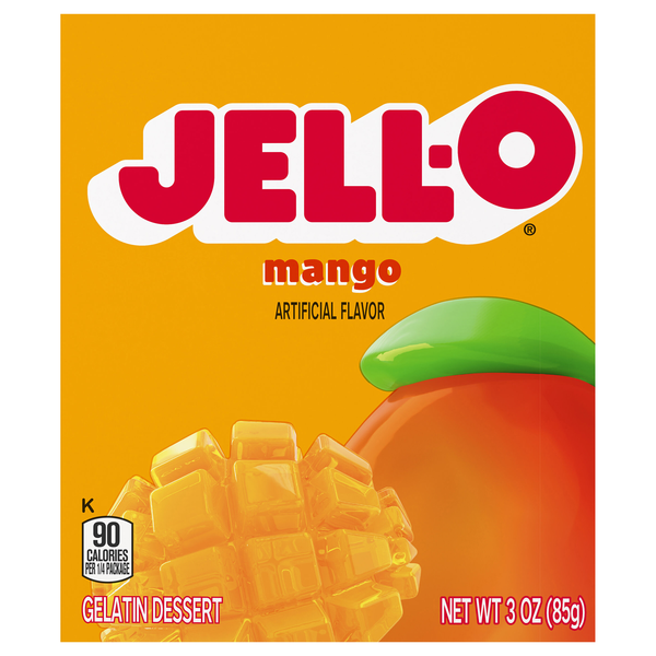 Jell-O Mango Flavored Gelatin Dessert Mix