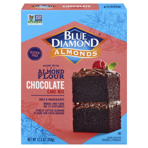 Save on Blue Diamond Almond Flour Cake Mix Chocolate Gluten Free Order Online Delivery GIANT