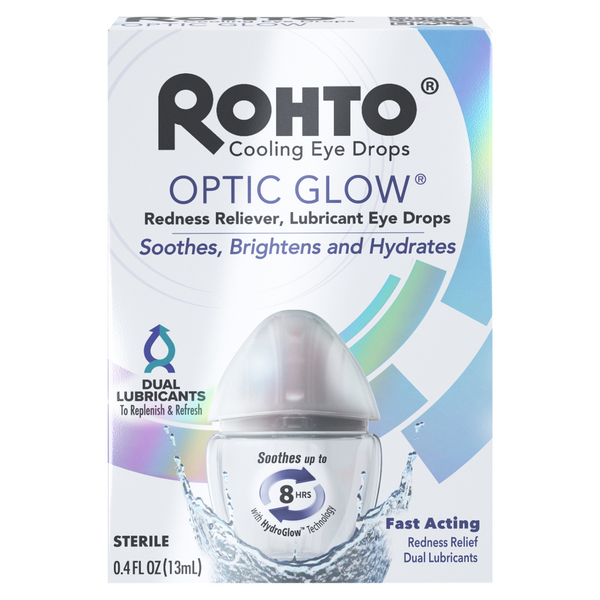 Rohto Cooling Optic Glow Lubricant Eye Drops
