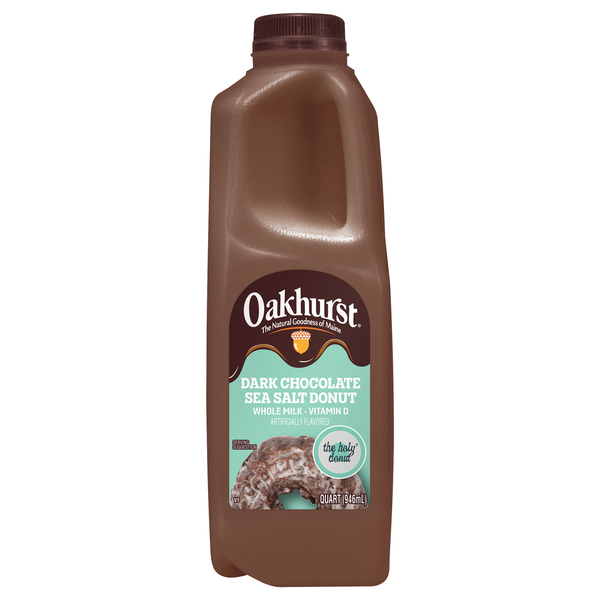 Oakhurst Dark Chocolate Sea Salt Donut Flavored Whole Milk