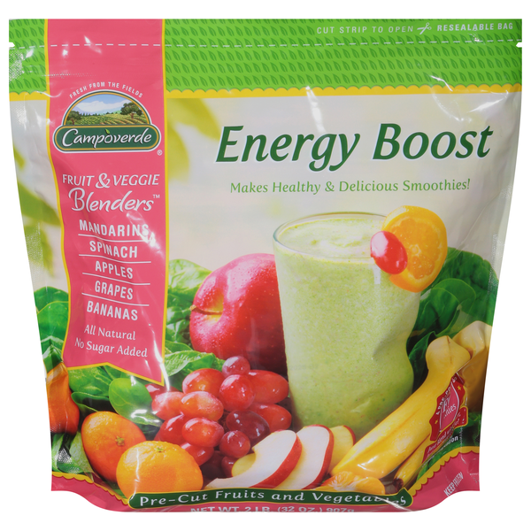 Campoverde Fruit & Veggie Blenders All Natural Energy Boost Frozen