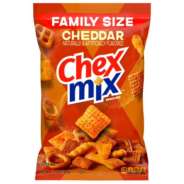 Chex Mix Savory Cheddar Snack Mix Family Size