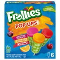 Frollies Pop Ups Grape/Orange/Cherry Frozen Dairy Dessert Pops - 6 ct