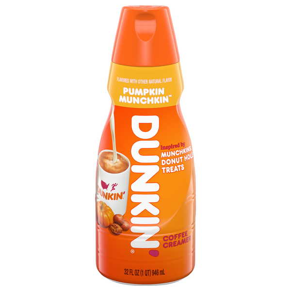 Dunkin' Pumpkin Munchkin Flavored Coffee Creamer