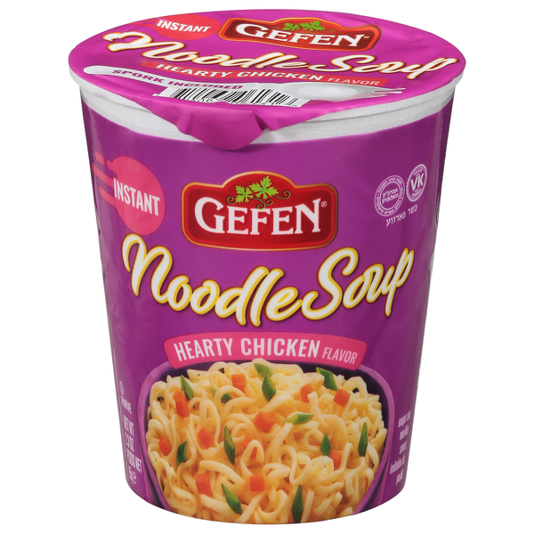 Gefen Kosher Hearty Chicken Noodle Instant Soup Cup