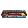 Cracker Barrel Reduced Fat Extra Sharp Yellow Cheddar Cheese Block