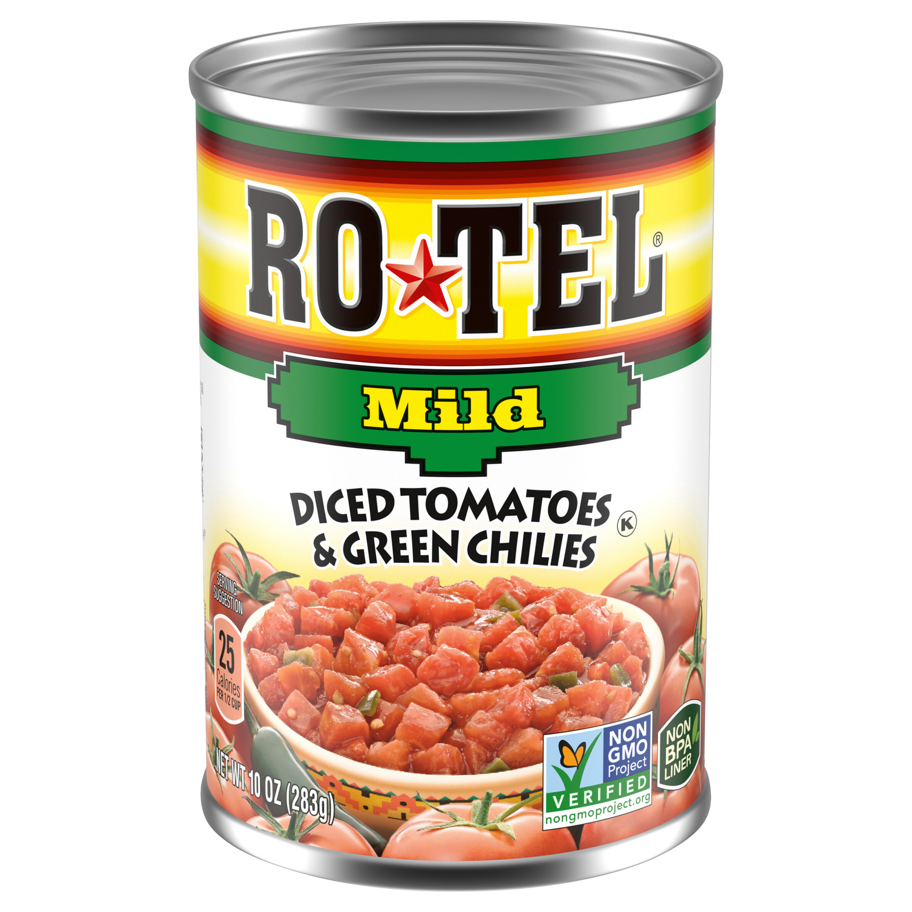 ROTEL RO-TEL Tomatoes Diced & Green Chilies Mild