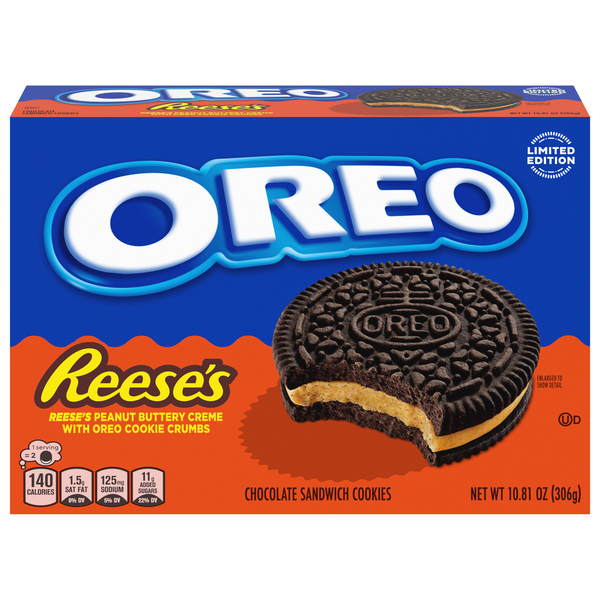 OREO Reese's Peanut Butter Chocolate Sandwich Cookies