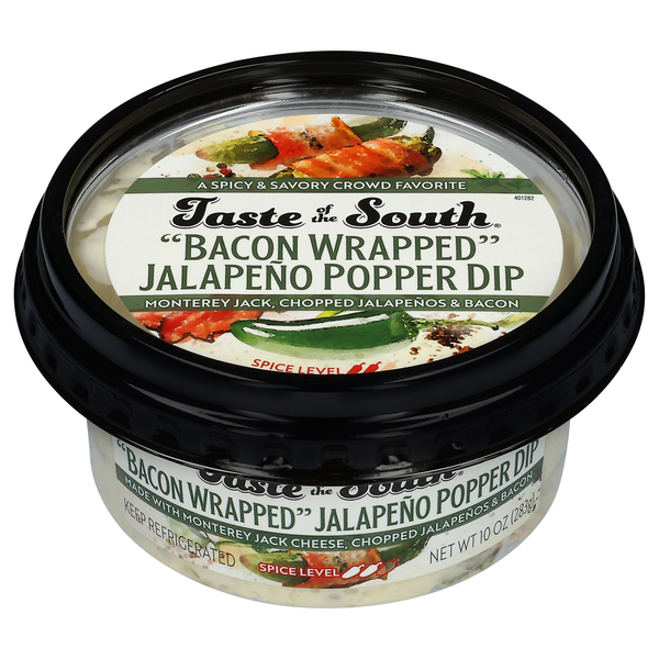 Taste of the South Bacon-Wrapped Jalapeno Popper Dip