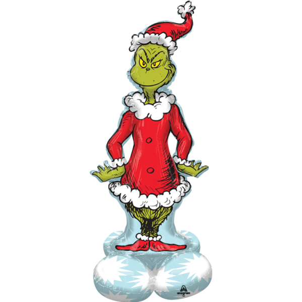 AirLoonz Christmas Grinch Decorative Air-Filled Balloon