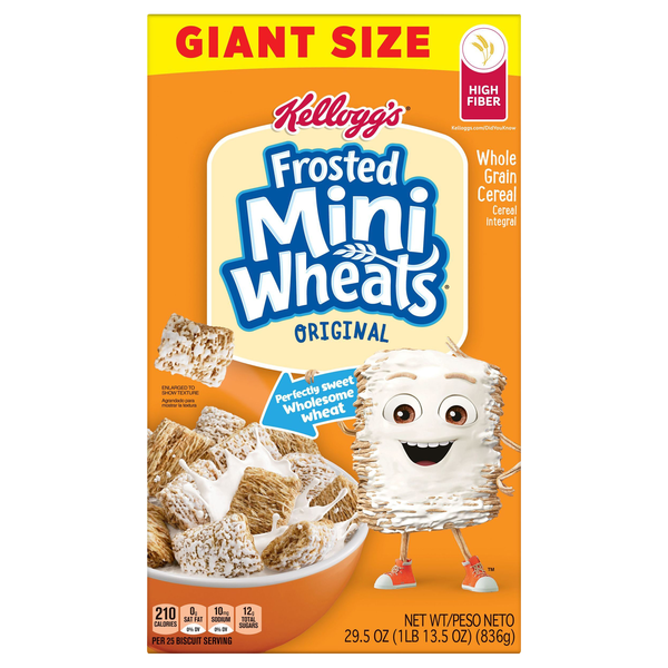 Frosted Mini Wheats Original Whole Grain Cereal Giant Size