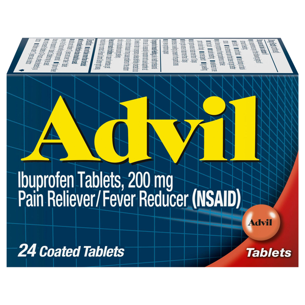 Advil Ibuprofen Pain Relief 200 mg Coated Tablets