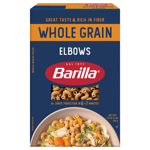 Barilla Whole Grain Whole Wheat Elbows Pasta