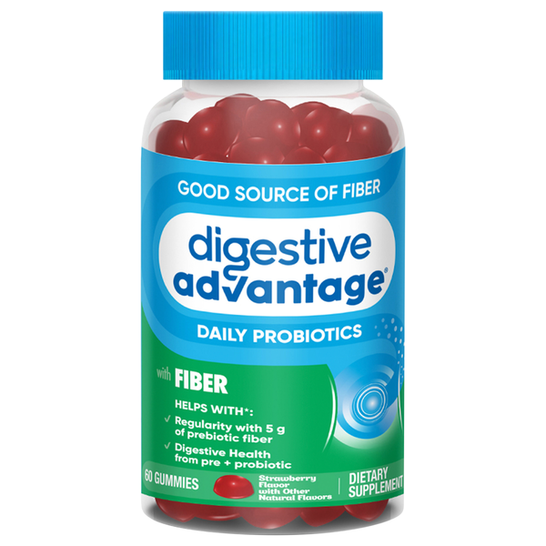 Digestive Advantage Strawberry Daily Probiotic Gummies