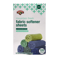 Hannaford Fabric Softener Dryer Sheets Mountain Fresh