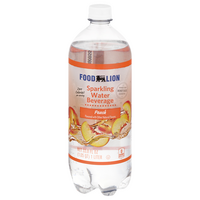 Food Lion Peach Sparkling Water Beverage