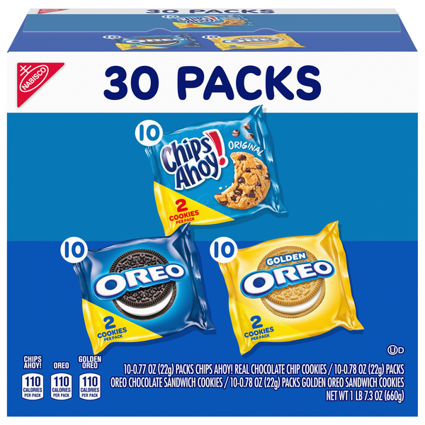 OREO & Chips Ahoy! Cookie Variety Packs - 30 ct