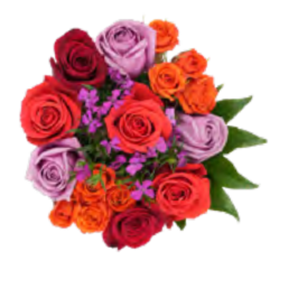 Giant Color Collection Gratitude Rose Bouquet