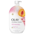 Olay Fresh Radiance Peach & Cherry Blossom Body Wash Pump