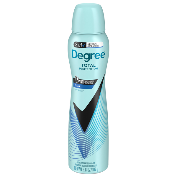 Degree Ultra Clear Pure Clean Antiperspirant Deodorant Dry Spray