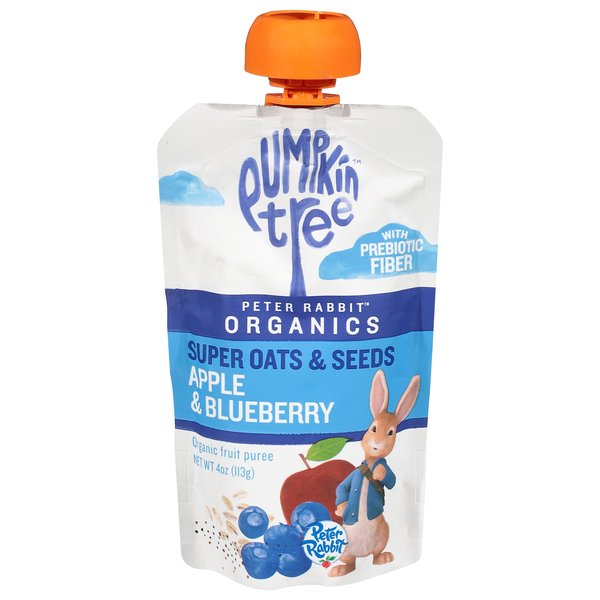 Pumpkin Tree Peter Rabbit Organics Apple & Blueberry Oats & Seeds Puree