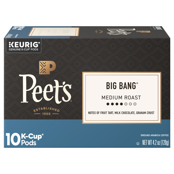 Peet's Big Bang Medium Roast K-Cup Coffee Pods