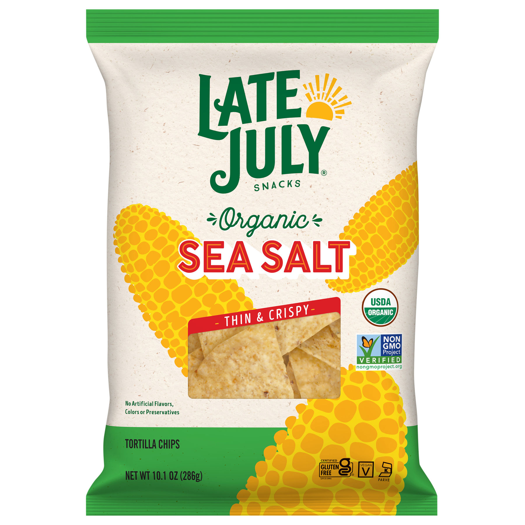 Late July Late July Snacks Tortilla Chips Sea Salt Gluten Free Organic