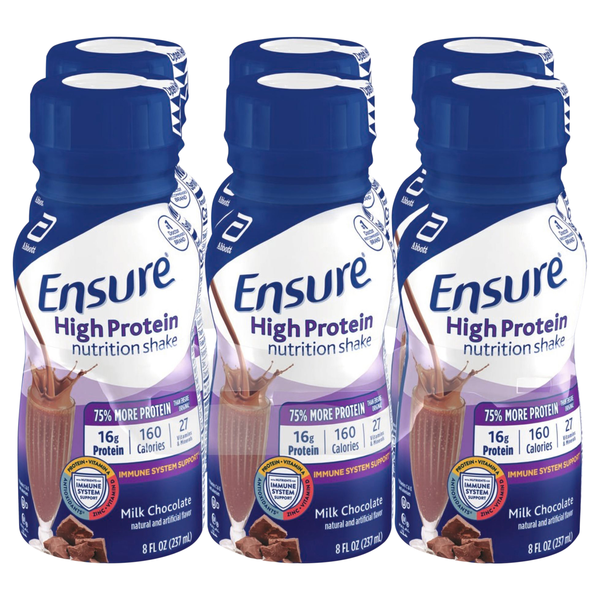 Ensure Milk Chocolate 16g High Protein Nutrition Shake - 6 pk