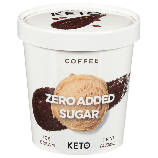 Keto Zero Added Sugar Coffee Ice Cream
