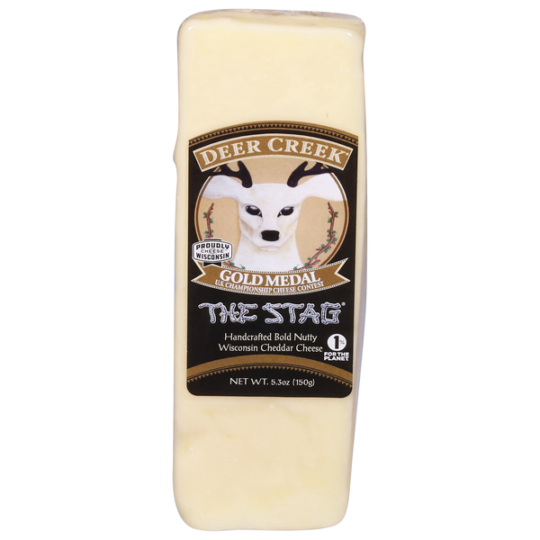 Deer Creek The Stag Wisconsin Cheddar Cheese Block
