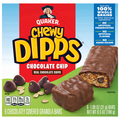Quaker Chewy Dipps Granola Bars Chocolate Chip - 6 ct