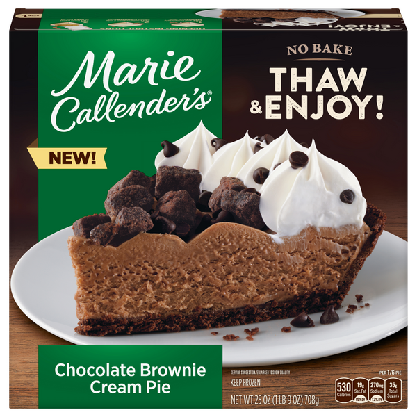 Save On Marie Callender s No Bake Thaw Enjoy Chocolate Brownie Cream 